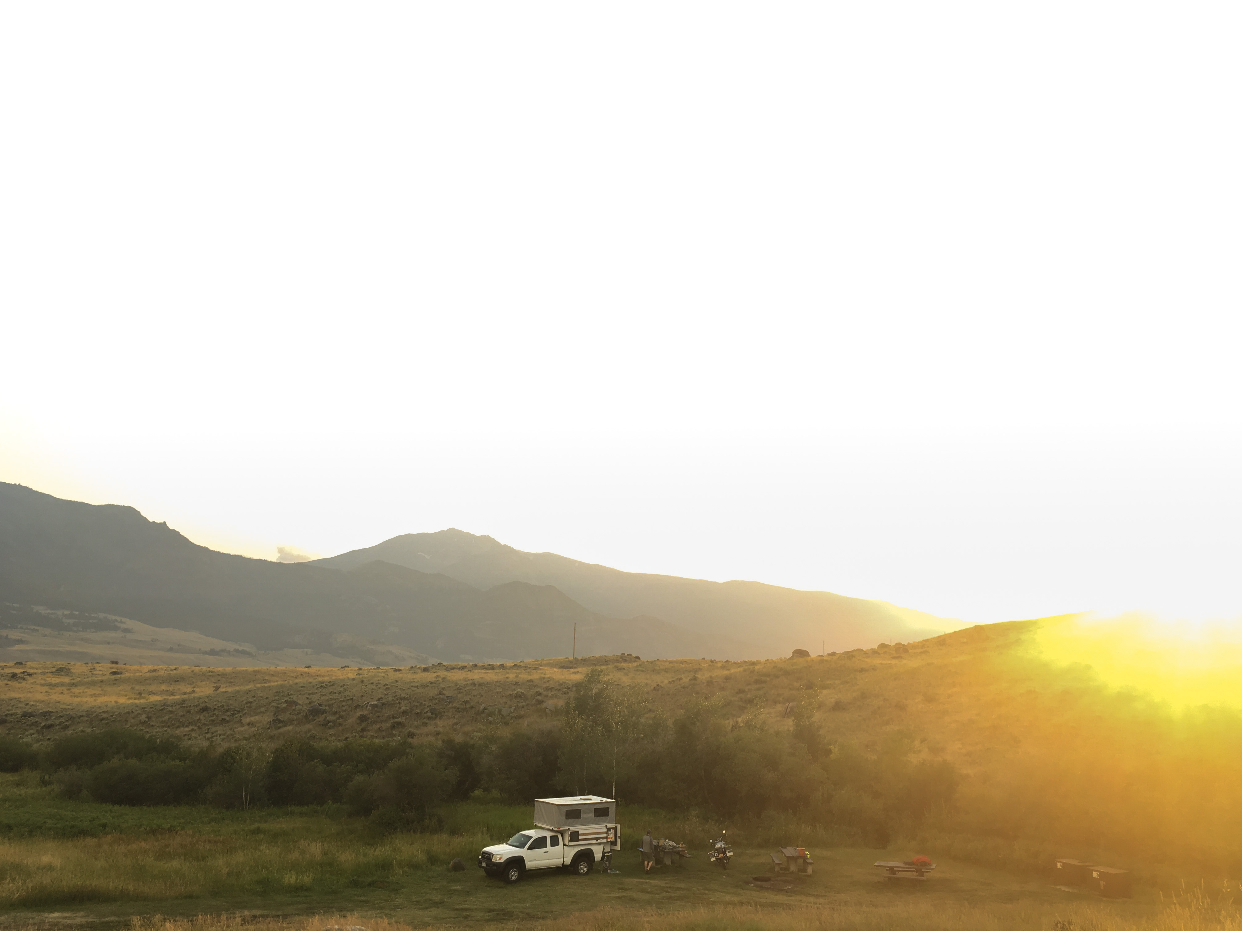 Tim Morrissey — Four Wheel Camper at golden hour